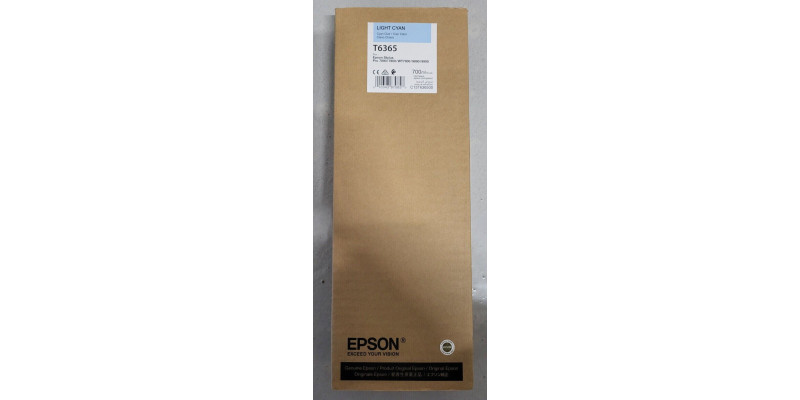 Tinte Epson T6365 Light Cyan Stylus Pro 7890 Neu OVP B-Ware  MHD: 08.19 