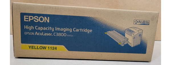 Toner Epson 1124 Gelb C13S051124 Neu OVP A-Ware Original AcuLaser C3800 . 