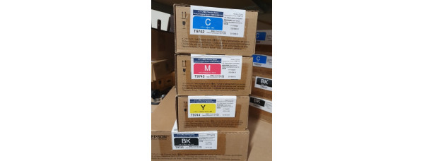4 Tinten Epson T9741  T9742 T9743 T9744 CMYK Neu OVP Original MHD: 2023-2024 Rg 