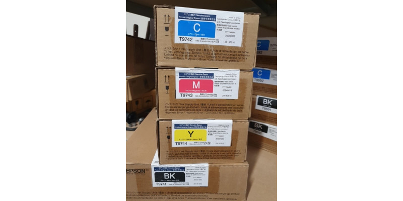 4 Tinten Epson T9741  T9742 T9743 T9744 CMYK Neu OVP Original MHD: 2023-2024 Rg 