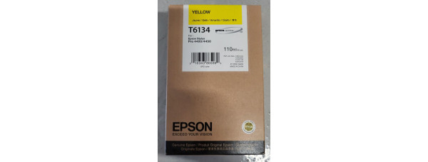 Tintenpatrone Epson T6134 Gelb Neu OVP Original Stylus Pro 4400 4450 . 