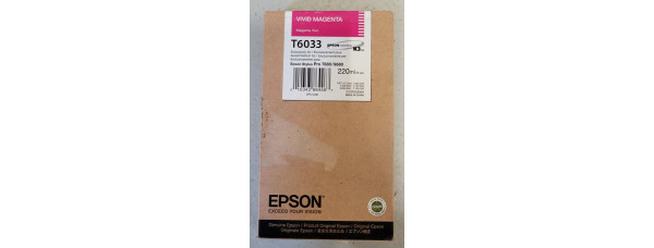 Tinte Epson T6033 Vivid Magenta Neu OVP Original Stylus Pro 7880 09.2012  