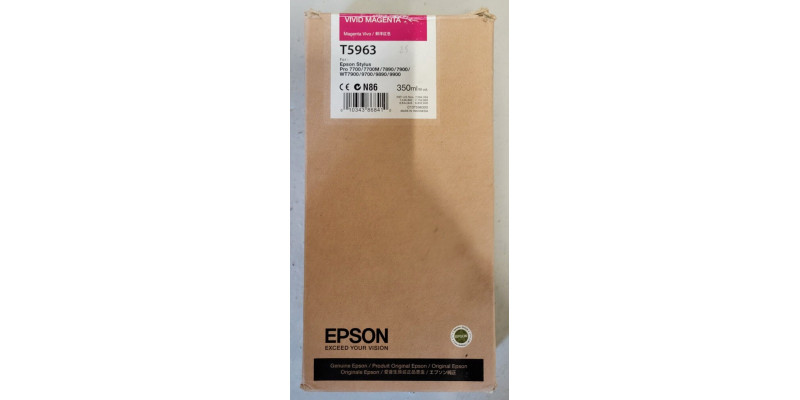 Tintenpatrone Epson T5963 Magenta Neu OVP B-Ware Original Stylus Pro 7700 01.17 