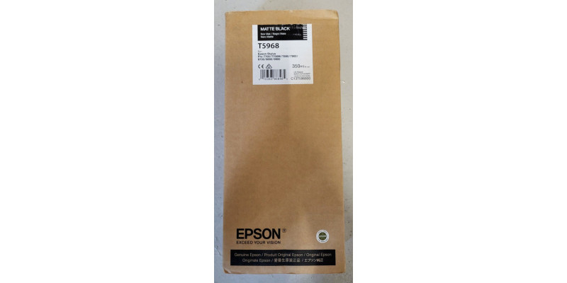 Tintenpatrone Epson T5968 Schwarz Matt Neu OVP B-Ware Stylus Pro 7700 . 
