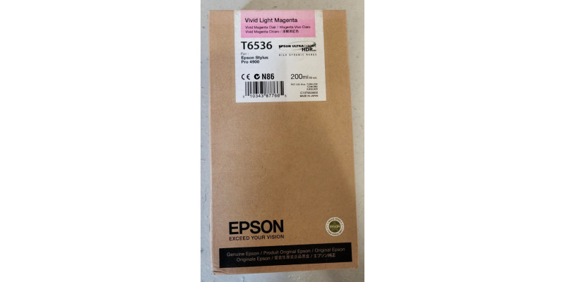 Tintenpatrone Epson T6536 Light Magenta Neu OVP B-Ware Original Stylus Pro 4900 