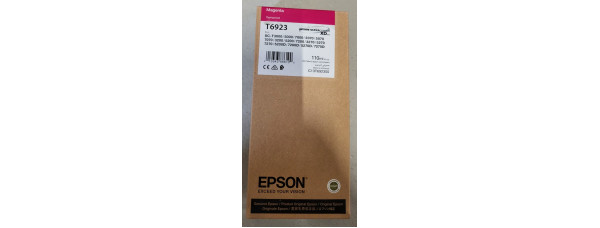 Tintenpatrone Epson T6923 Magenta Neu OVP  Original SC-T3000 MHD: 05.2021 