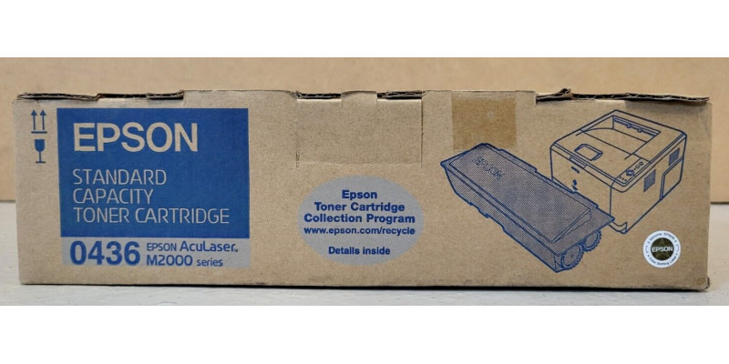 Toner Epson 0436 Schwarz C13S050436 Neu OVP A-Ware Original AcuLaser M2000 . 