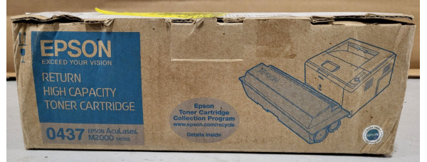 Toner Epson 0437 Schwarz C13S050437 HC Neu OVP Original AcuLaser M2000 . 