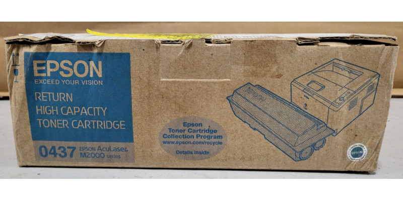 Toner Epson 0437 Schwarz C13S050437 HC Neu OVP Original AcuLaser M2000 . 