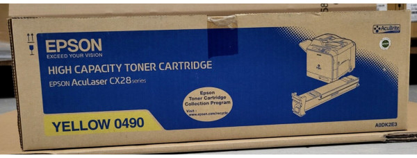 Toner Epson 0490 Gelb C13S050490 Neu OVP Original AcuLaser CX28 . 