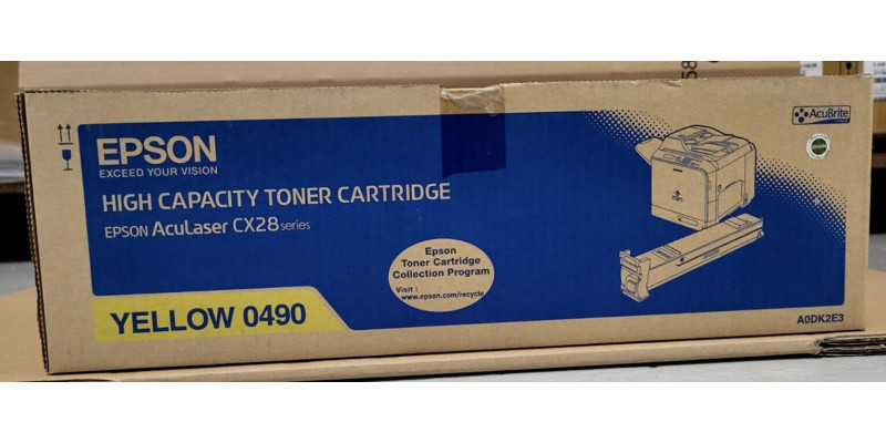 Toner Epson 0490 Gelb C13S050490 Neu OVP Original AcuLaser CX28 . 