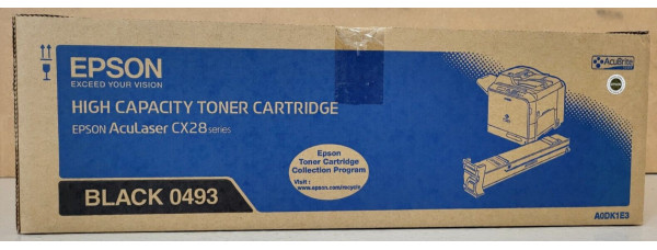 Toner Epson 0493 Schwarz C13S050493 Neu OVP A-Ware Original AcuLaser CX28 . 