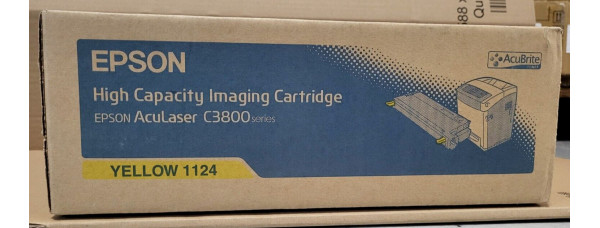 Toner Epson 1124 Gelb C13S051124 Neu OVP Original AcuLaser C3800  