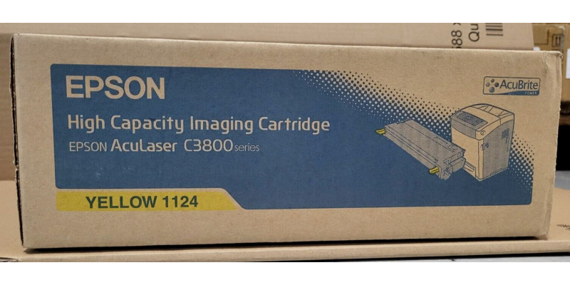 Toner Epson 1124 Gelb C13S051124 Neu OVP Original AcuLaser C3800  