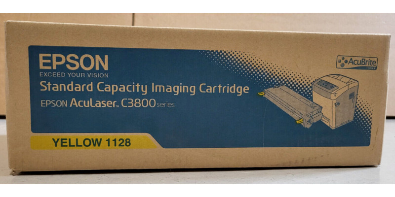 Toner Epson 1128 Gelb C13S051128 Neu OVP Original AcuLaser C3800  . 