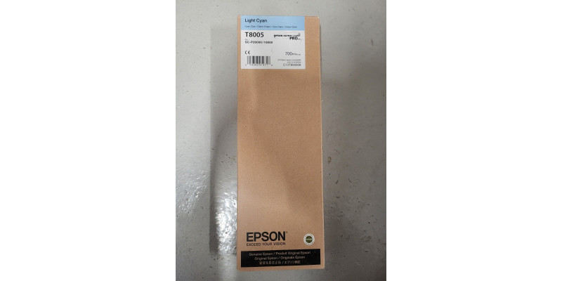 Tinte Epson T8005 Light Cyan Neu OVP B-Ware Original SC-P20000  03.2020 