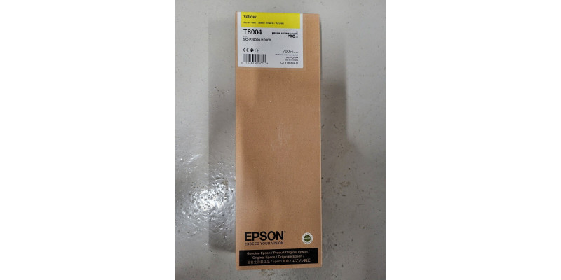 Tintenpatrone Epson T8004 Gelb Neu OVP A-Ware Original SC-P20000 09.2025  