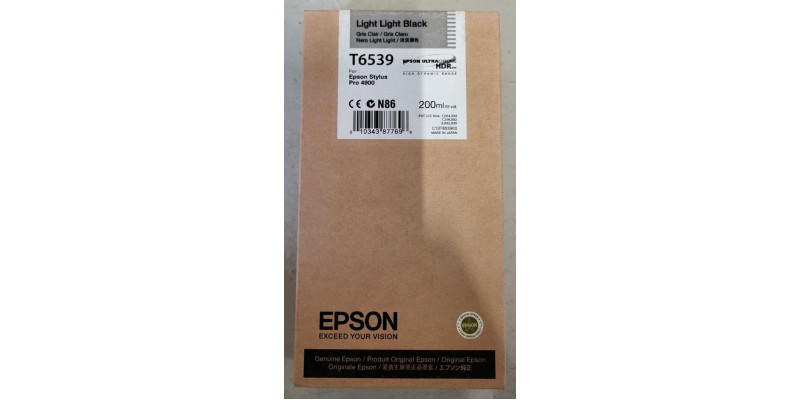 Tintenpatrone Epson T6539 Grau Neu OVP Original Stylus Pro 4900 04.2015 . 