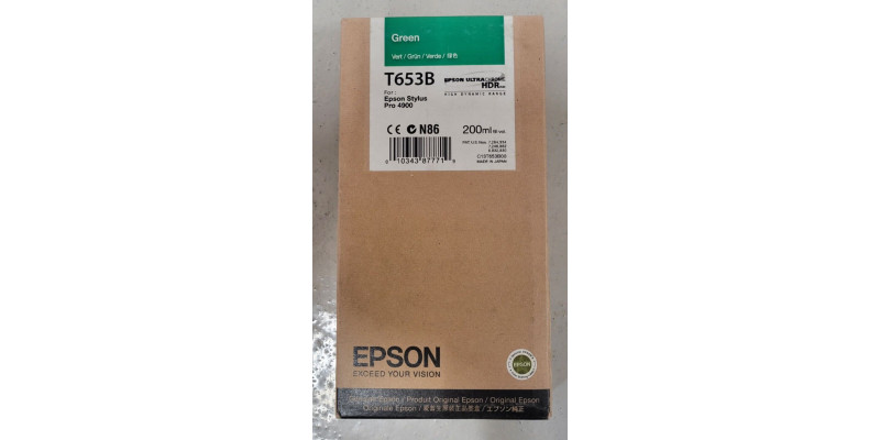 Tintenpatrone Epson T653B Grün Neu OVP B-Ware Original Stylus Pro 4900 01.2014 