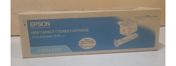 Toner Epson 0492 Cyan C13S050492 Neu OVP A-Ware Original AcuLaser CX28  