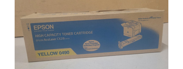 Toner Epson 0490 Gelb C13S050490 Neu OVP A-Ware Original AcuLaser CX28  