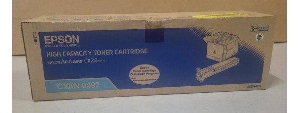 Toner Epson 0492 Cyan C13S050492 Neu OVP Original AcuLaser CX28  