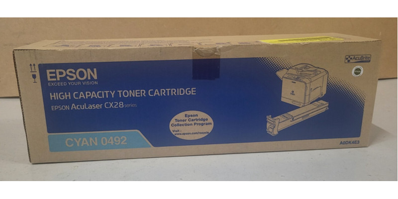 Toner Epson 0492 Cyan C13S050492 Neu OVP Original AcuLaser CX28  