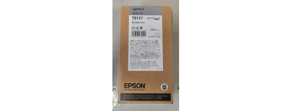 Tinte Epson T9137 Light Schwarz Neu OVP Original SC-P5000  MHD 01.2022 