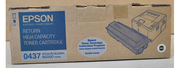 Toner Epson 0437 Schwarz C13S050437 Neu OVP A-Ware Original AcuLaser M2000 MwSt 