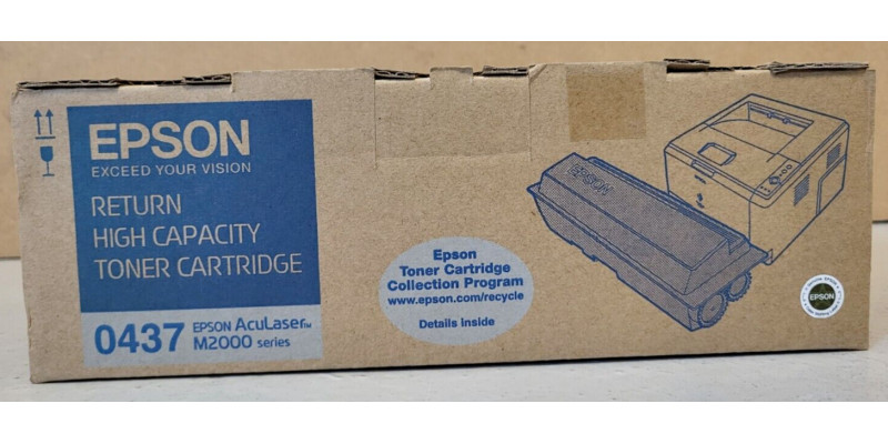 Toner Epson 0437 Schwarz C13S050437 Neu OVP A-Ware Original AcuLaser M2000 MwSt 