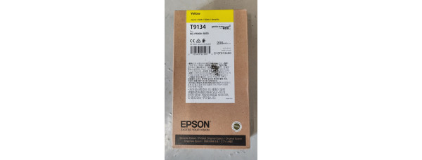 Tintenpatrone Epson T9134 Gelb Neu OVP Original SC-P5000 MHD: 04.2022  
