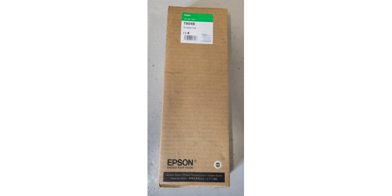 Tintenpatrone Epson T804B Grün C13T804B00 Neu OVP Original SC-P9000 MHD: 07.2019 