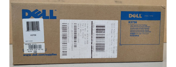 Toner Dell K3756 Schwarz HC 593-10042 Neu OVP A-Ware Original Dell 1700 . 