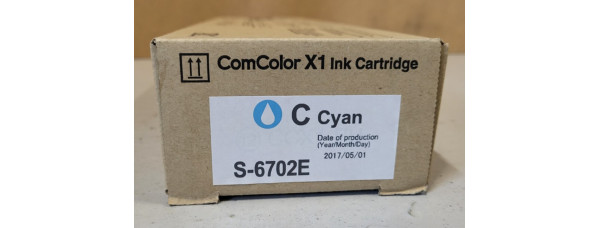 Tintenpatrone RISO S-6702E Cyan Neu OVP A-Ware Original ComColor 9150 . 