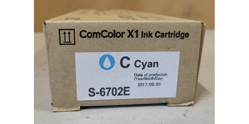 Tintenpatrone RISO S-6702E Cyan Neu OVP A-Ware Original ComColor 9150 . 