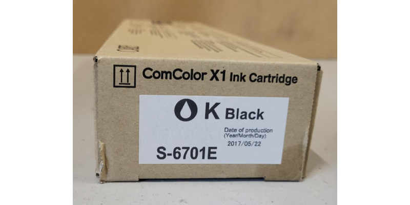 Tintenpatrone RISO S-6701E Schwarz Neu OVP A-Ware Original ComColor 9150 MwSt. 