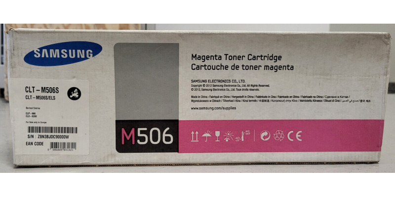 Toner Samsung CLT-M506S Magenta Neu OVP A-Ware Original CLP-680 CLX-6260  