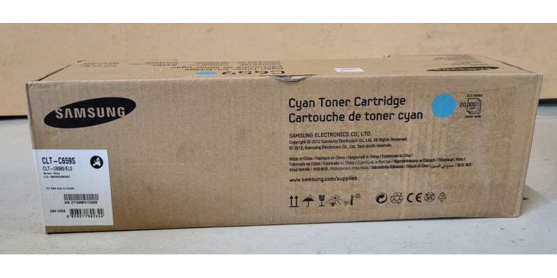 Toner Samsung CLT-C659S Cyan Neu OVP Original CLX-8640ND   
