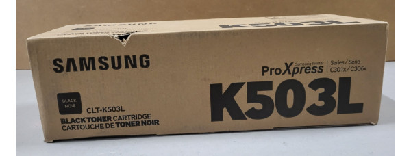 Toner Samsung CLT-K503L Schwarz Neu OVP Original ProXpress C301X Rg MwSt. 