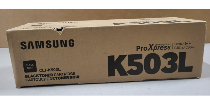 Toner Samsung CLT-K503L Schwarz Neu OVP Original ProXpress C301X Rg MwSt. 