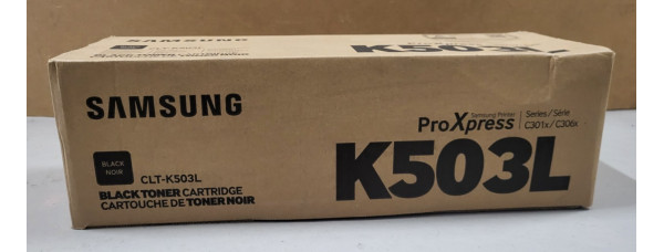 Toner Samsung CLT-K503L Schwarz Neu OVP A-Ware Original ProXpress C301X Rg MwSt 