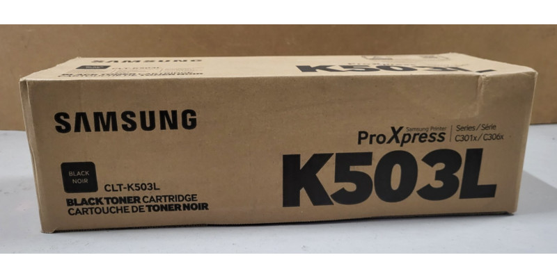 Toner Samsung CLT-K503L Schwarz Neu OVP A-Ware Original ProXpress C301X Rg MwSt 