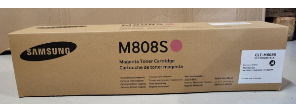 Toner Samsung CLT-M808S Magenta Neu OVP A-Ware Original X4300LX Rg MwSt. 