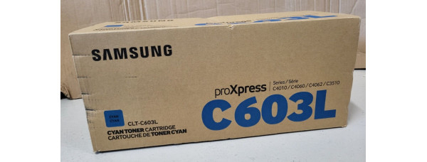 Toner Samsung CLT-C603L Cyan SU078A Neu OVP A-Ware Original proXpress C4010 MwSt 