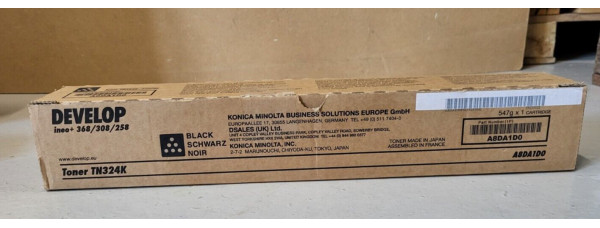 Toner Develop TN324K Schwarz Neu OVP A-Ware Original ineo +368   