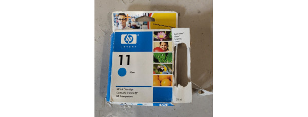 Tintenpatrone HP 11 Cyan C4836AE Neu OVP Business Inkjet 1000 MHD 05.2007 