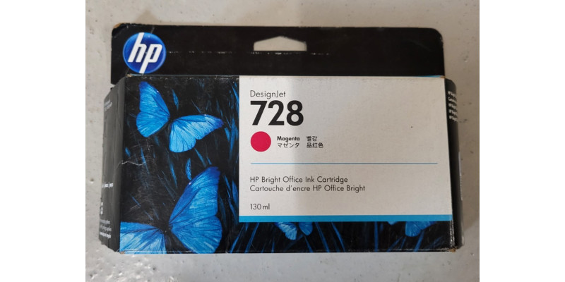 Tintenpatrone HP 728 Magenta F9J66A Neu OVP  Designjet T730  06.2021 