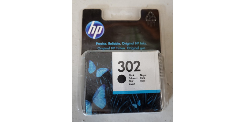 Tintenpatrone HP 302 Schwarz F6U66AE Neu OVP Original DeskJet 1110 . 