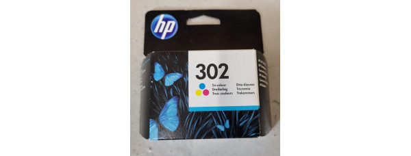 Tintenpatrone HP 302 Dreifarbig F6U65AE Neu OVP Original DeskJet 1110 . 