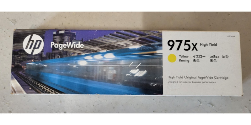 Tintenpatrone HP 975X Gelb L0S06AA Neu OVP Original MHD 09.2019 . 
